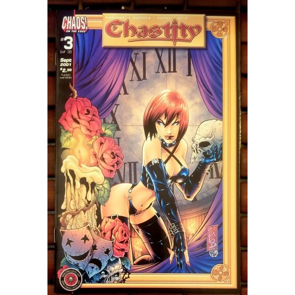 Chaos Comics Chastity: Shattered #1-3 1st Printing 2001 Brian Pulido High Grade - Picture 3 of 3